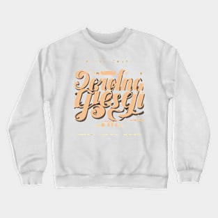 vintage typography Crewneck Sweatshirt